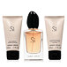 Giorgio Armani Sì EDP 50 ml + Gel douche 50 ml + Lait pour le corps 50 ml