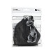 NEQI Masque adulte  3 couches S-M (noir) 3 pces