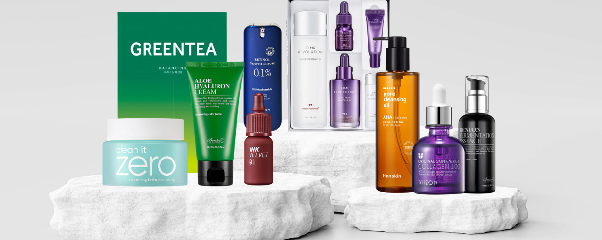 Découvrez le coin K-Beauty : votre chemin vers une peau parfaite, comme du verre.