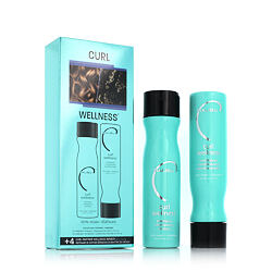 Malibu C Curl Wellness Collection Shampoing 266 ml + Après-champoing 266 ml + Welness sachet 4 x 5 g