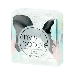 Invisibobble Bowtique Spiral Hair Ring Meets Bow (True Black) 1 pce