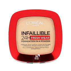 L'Oréal Paris Infaillible 24H Fresh Wear Foundation In A Powder (180 Rose Sand) 9 g