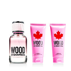 Dsquared2 Wood for Her EDT 50 ml + Gel douche 100 ml + Lait pour le corps 100 ml