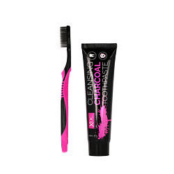 Xpel Oral Care Dentifrice nettoyant au charbon 100 ml + Brosse à Dents
