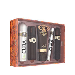 Cuba Gold EDT 100 ml + EDT 35 ml + Dopobarba 100 ml + DEO spray 200 ml + Gel douche 200 ml