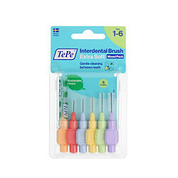 TePe Extra Soft Brossettes interdentaires 1-6 Mix 6 pces