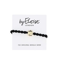 By Eloise London Gold Diamanté Sun Black