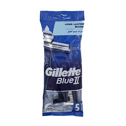 Gillette Blue II Chromium Rasoir à usage unique (Homme) 5 pces