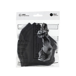 NEQI Serviette adulte trois couches M-L (noir) 3 pces