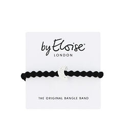 By Eloise London Silver Diamanté Moon Black
