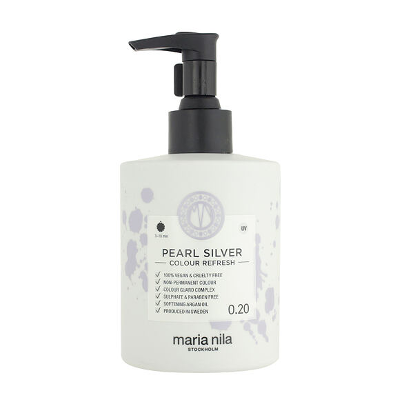 Maria Nila Colour Refresh Masque capillaire aux pigments colorés Pearl Silver 300 ml