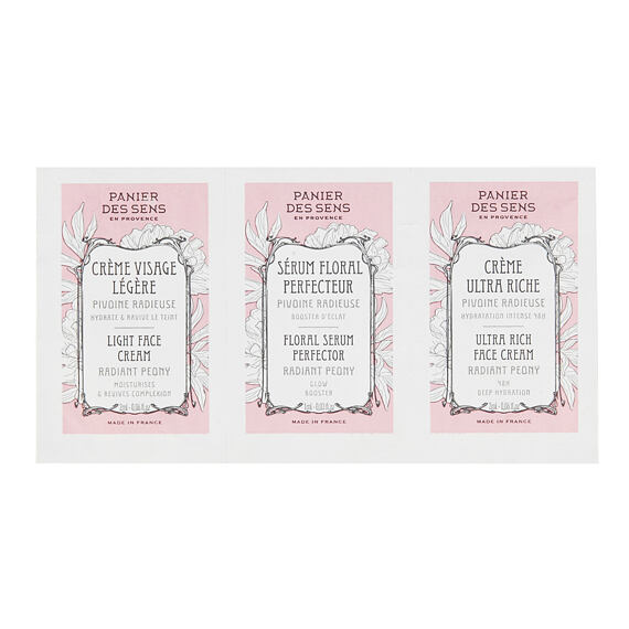 Panier des Sens Radiant Peony Skin Sample Trio
