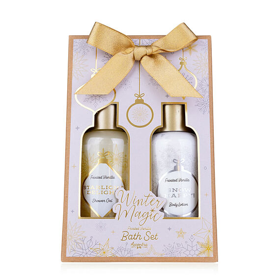 Accentra Winter Magic Frosted Vanilla Bath Set