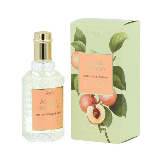4711 Acqua Colonia White Peach & Coriander Eau de Cologne (Unisexe) 50 ml