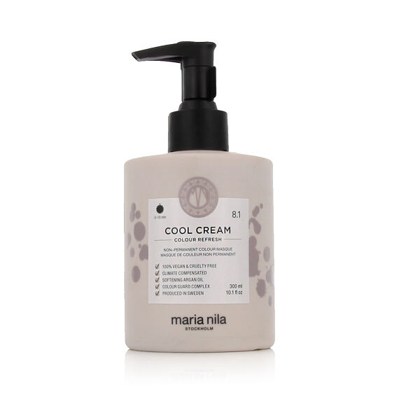 Maria Nila Colour Refresh Hair  Masque capillaire aux pigments colorés Cool Cream 300 ml