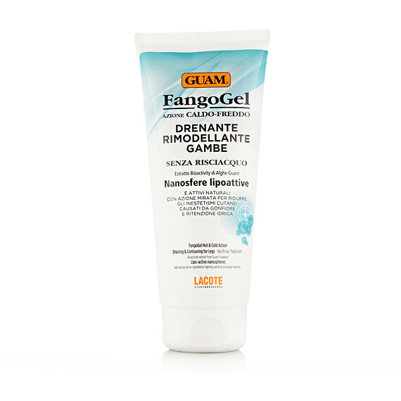 GUAM FangoGel Hot & Cold Action Draining & Countouring No Rinse Gel for Legs 200 ml