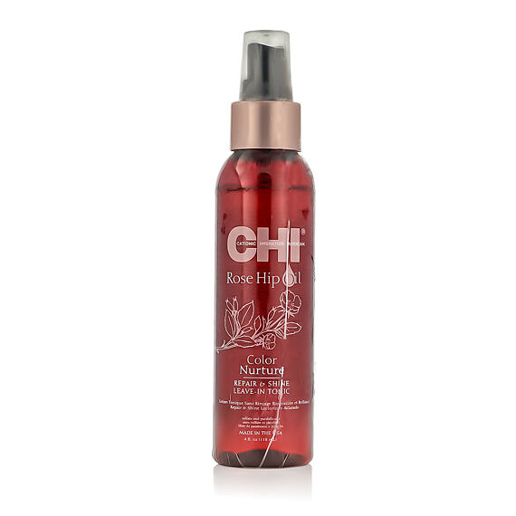 Farouk Systems CHI Rose Hip Oil Color Nurture Repair & Shine Leave-In Tonic 118 ml