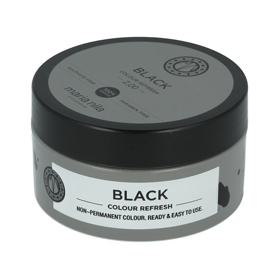 Maria Nila Colour Refresh Hair Masque capillaire aux pigments colorés Black 100 ml