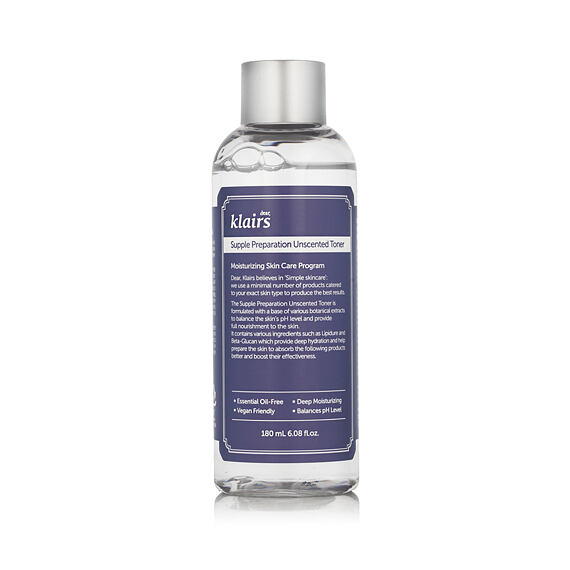Dear, Klairs Supple Preparation Unscented Toner 180 ml