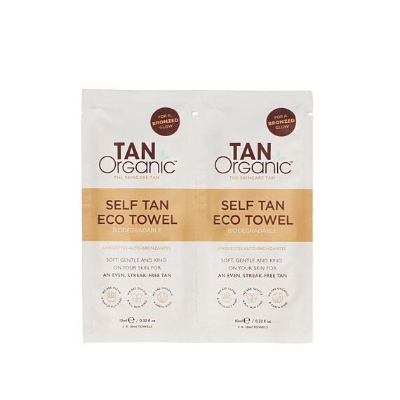 TanOrganic Self Tan Eco Towels 2 x 10 ml
