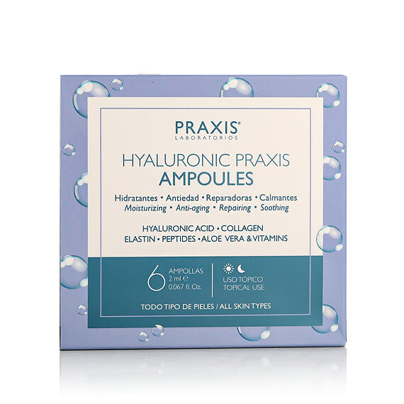 Praxis Laboratorios Hyaluronic Praxis Ampoules 6 x 2 ml