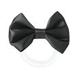 Invisibobble Bowtique Spiral Hair Ring Meets Bow (True Black) 1 pce
