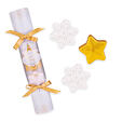 Accentra Winter Magic Frosted Vanilla Snowflakes &amp; Stars Bath Fizzer