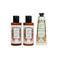 Panier des Sens Rose Géranium Crème pour les mains 30 ml + Gel douche 70 ml + Lait pour le corps 70 